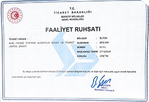 Faaliyet Ruhsatımız